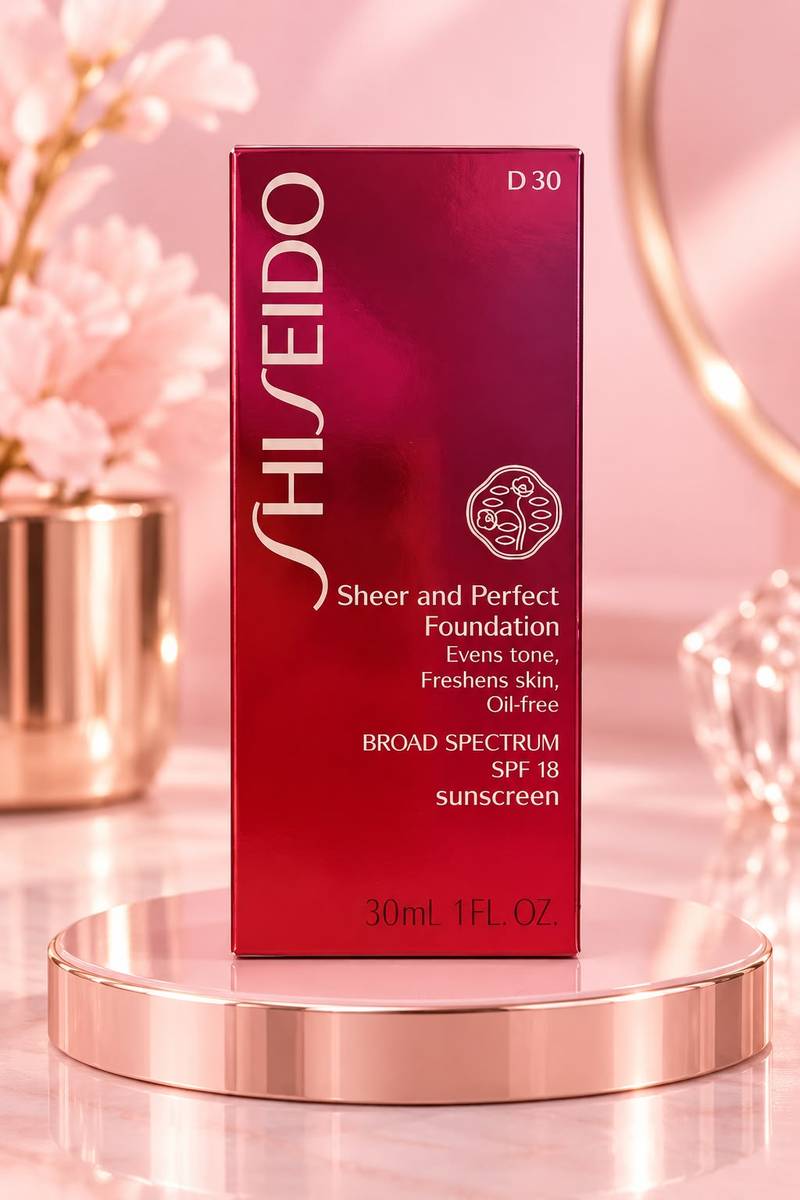 Shiseido Sheer & Perfect Foundation D30 — Lote de 50 Unidades - Image 2